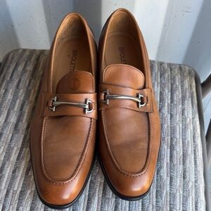 Broletto Brown Leather Loafers